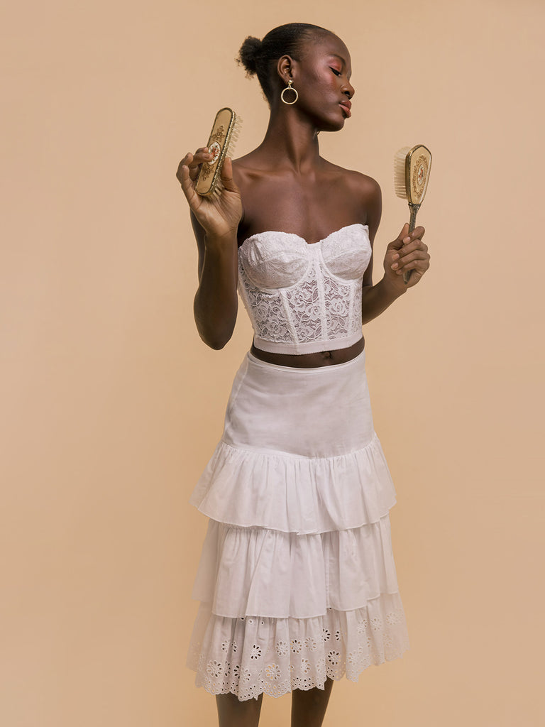 white petticoat